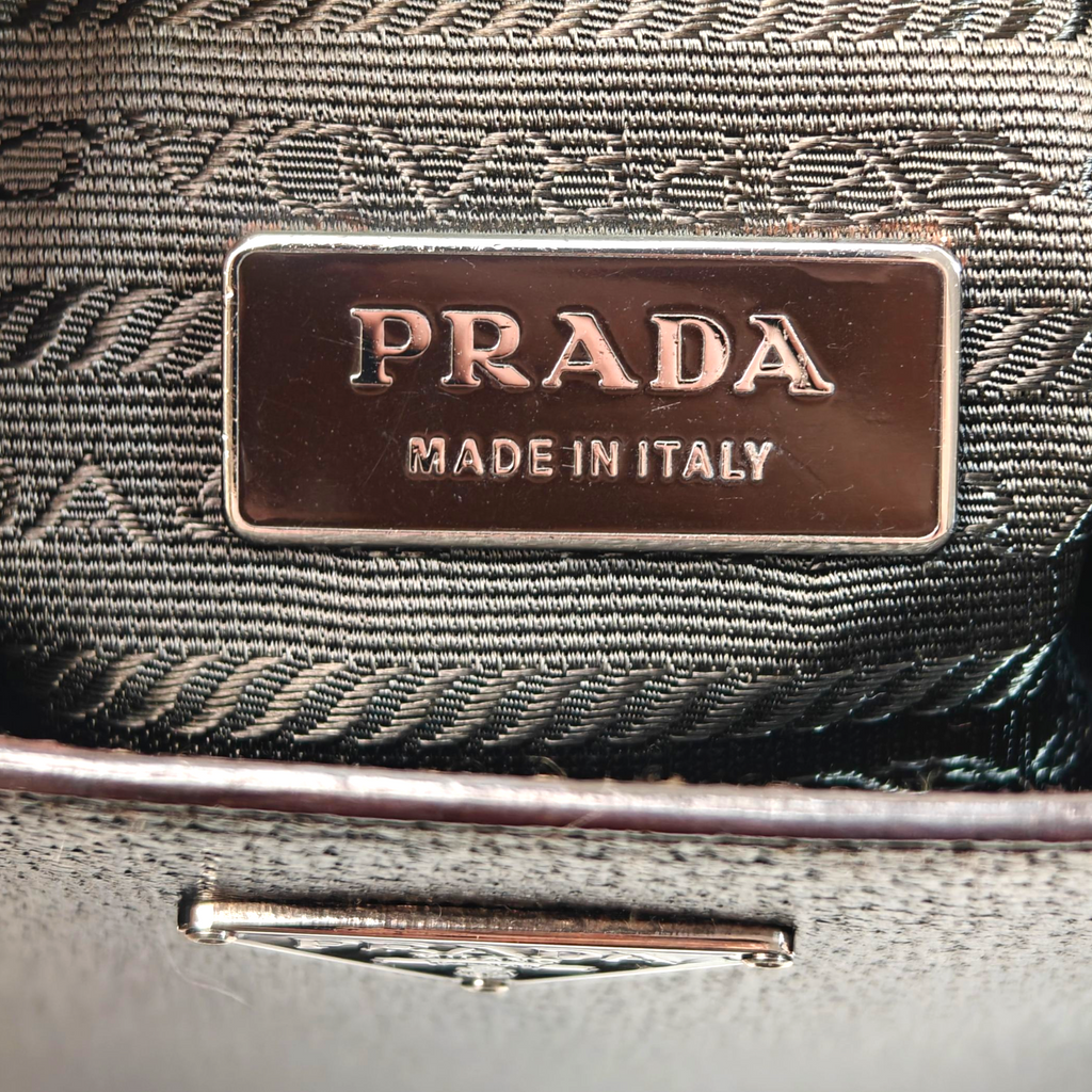 Prada 'Cinghiale tote bag' Brown Leather