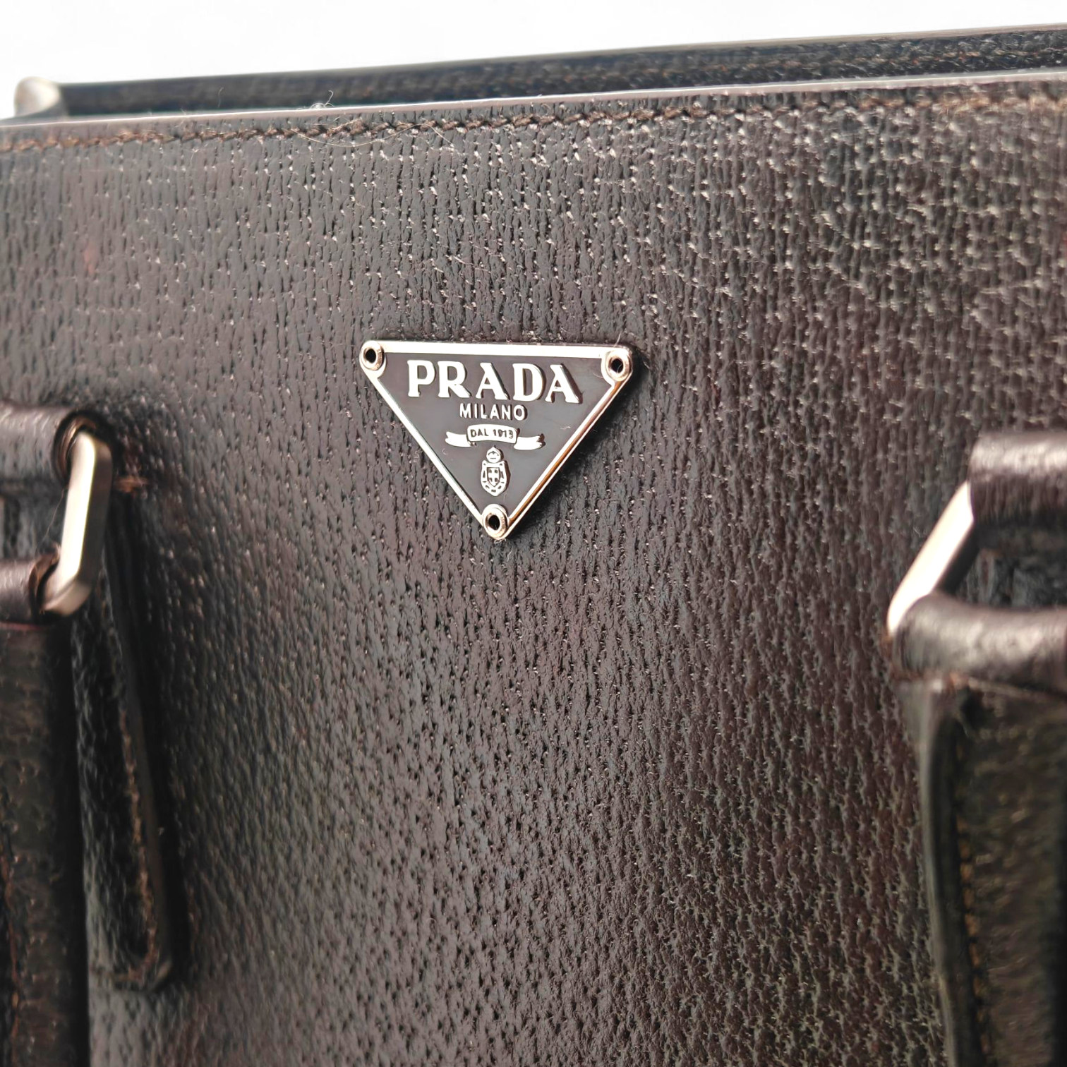 Prada 'Cinghiale tote bag' Brown Leather